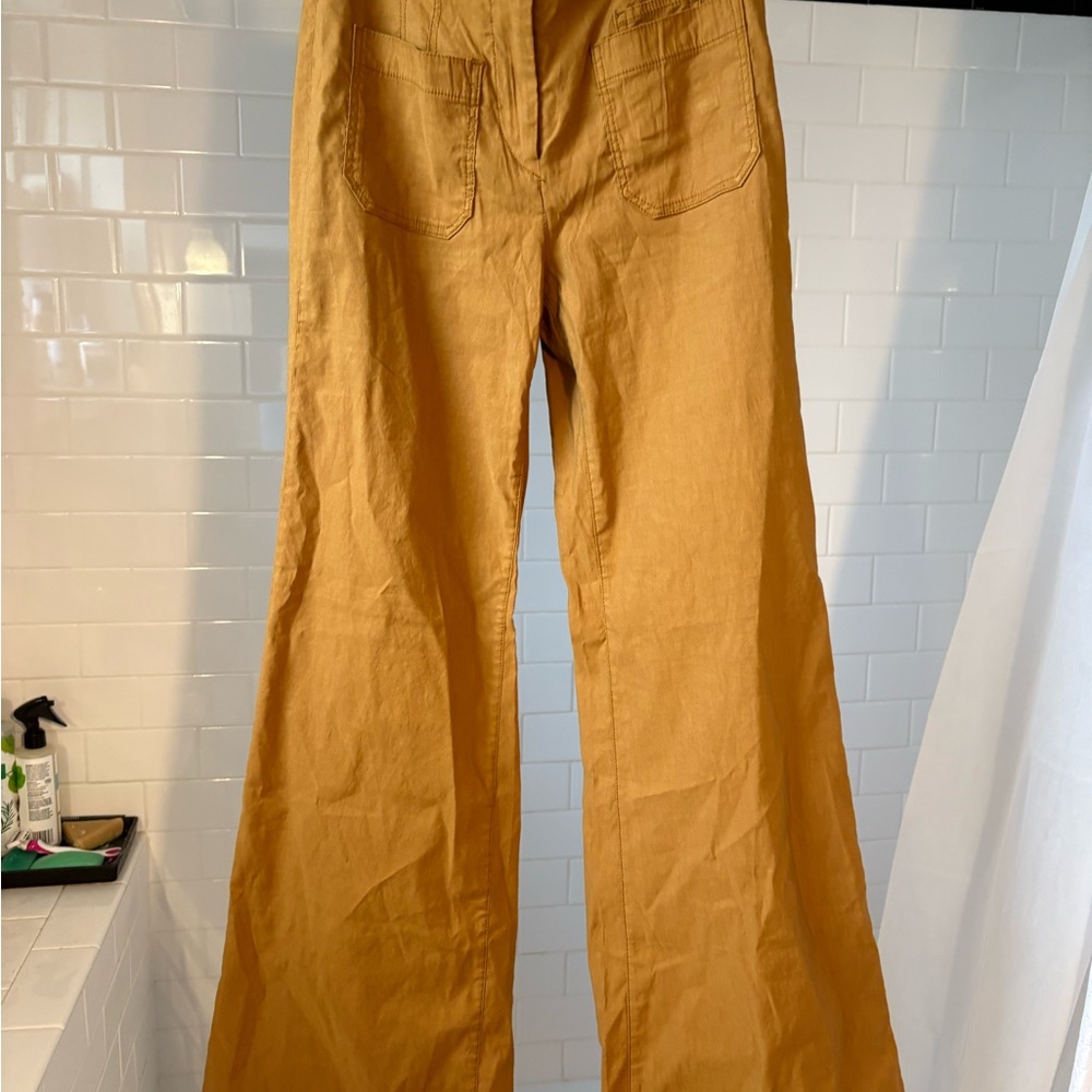 Maeve Copper Chinos High-Waisted Retro Style
